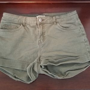 H & M Army Green Shorts